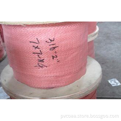 AISI 304 7x7 Stainless Steel Wire Rope 1570MPA , High Corro